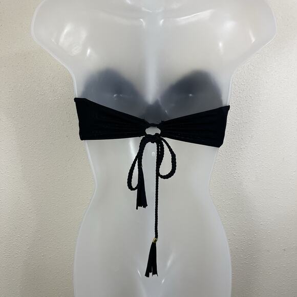 Beach Bunny Panama Floral Animal Print Balconette Strapless Bikini Top L Large - Picture 2 of 4